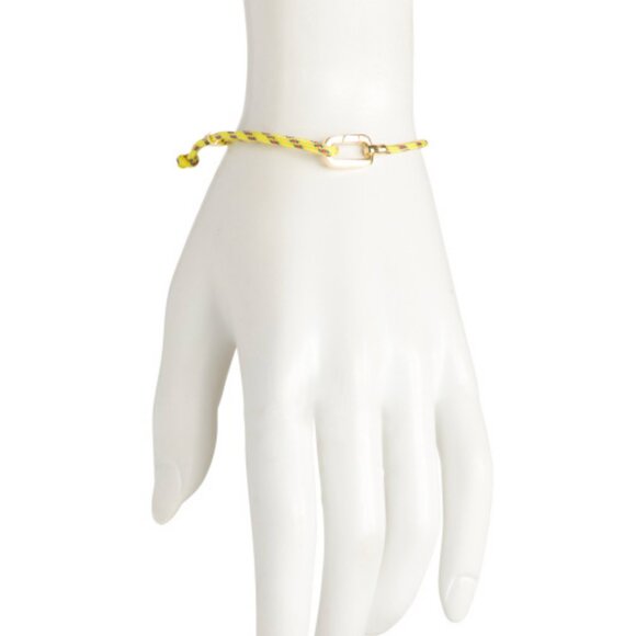 Gorjana Paracord Bracelet Yellow NWT msrp $60 - Picture 3 of 10